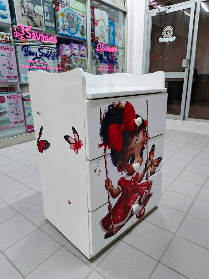 Princess Girl Theme Chest of Drawers