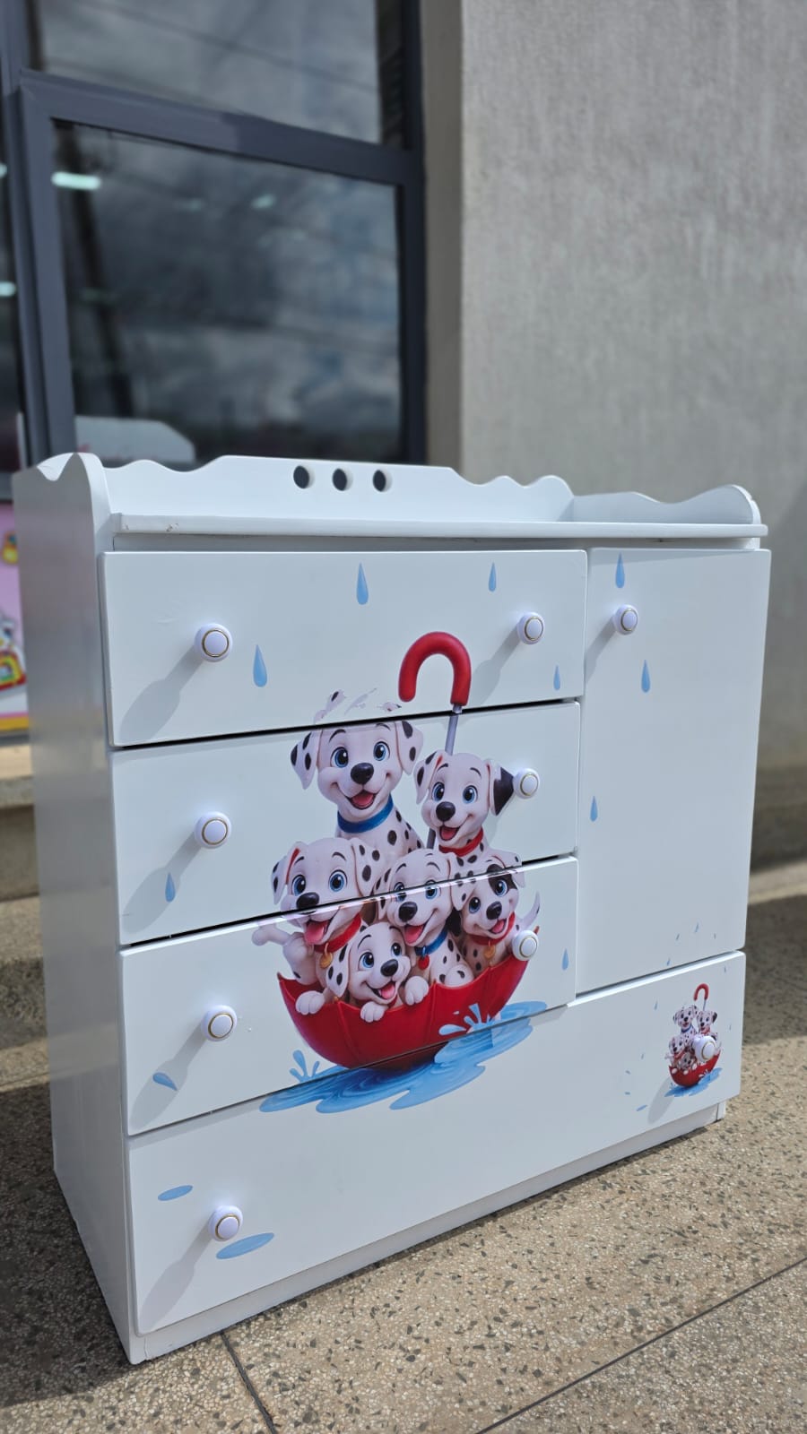 3x3 feet MDF Chest of Drawers