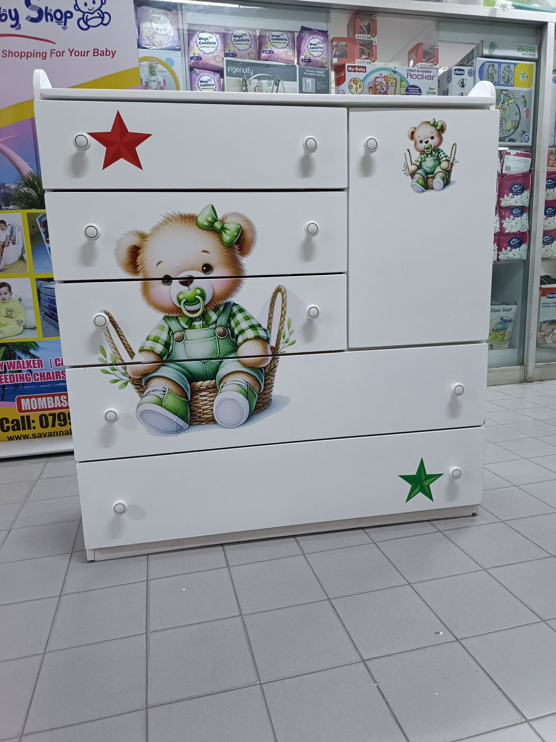 4 x 4 feet  MDF Chest of drawers