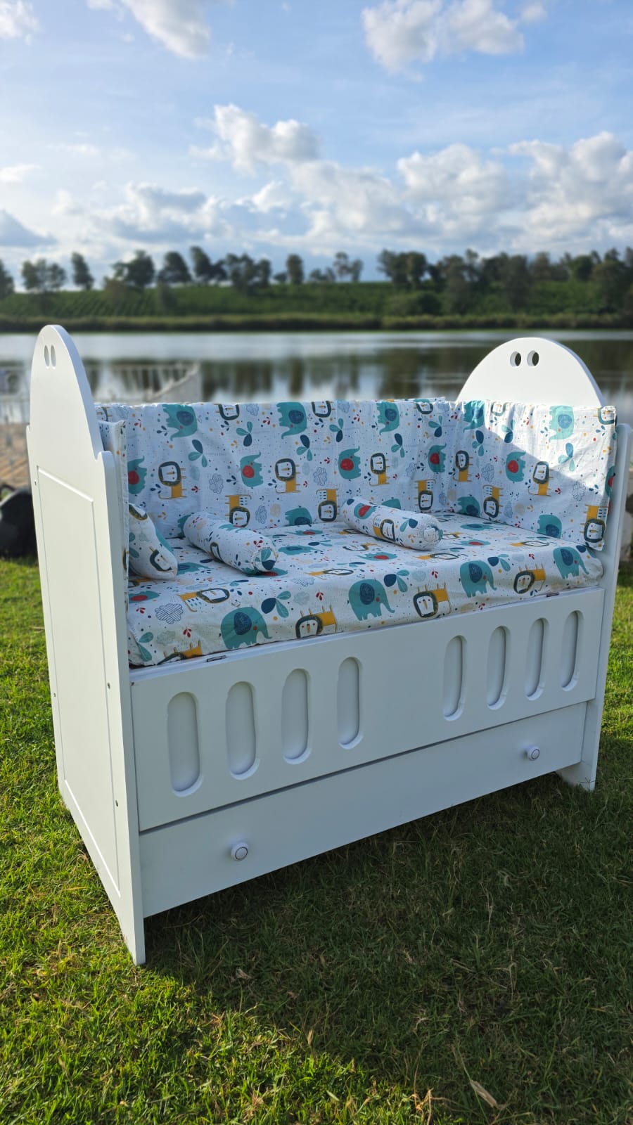 2 x 4 Feet Cot Bumpers