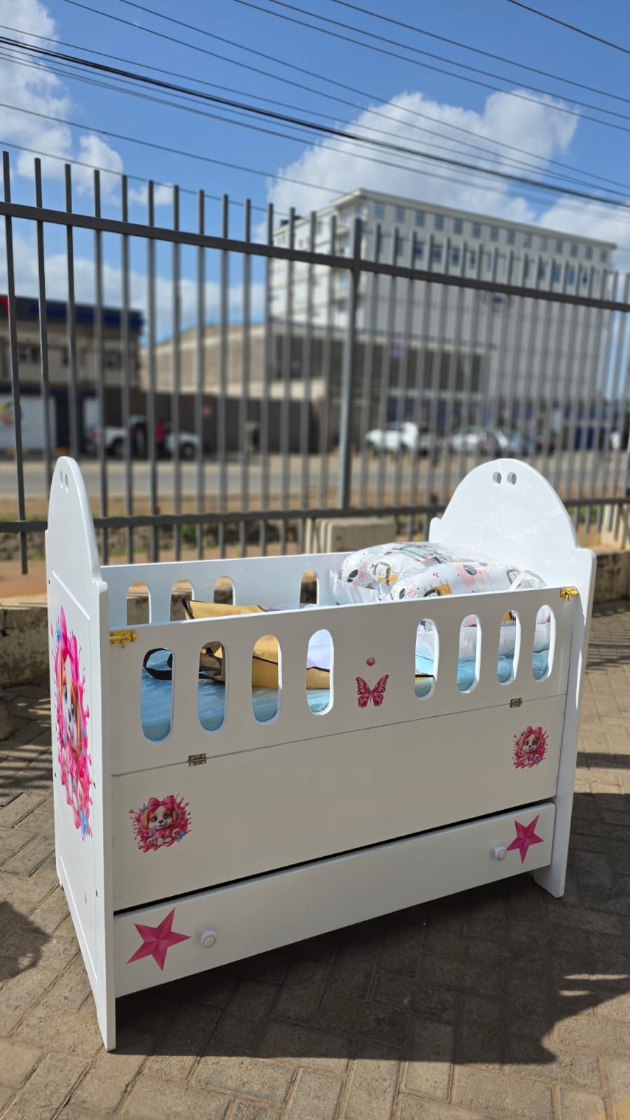 2 by 4ft MDF  Baby cot