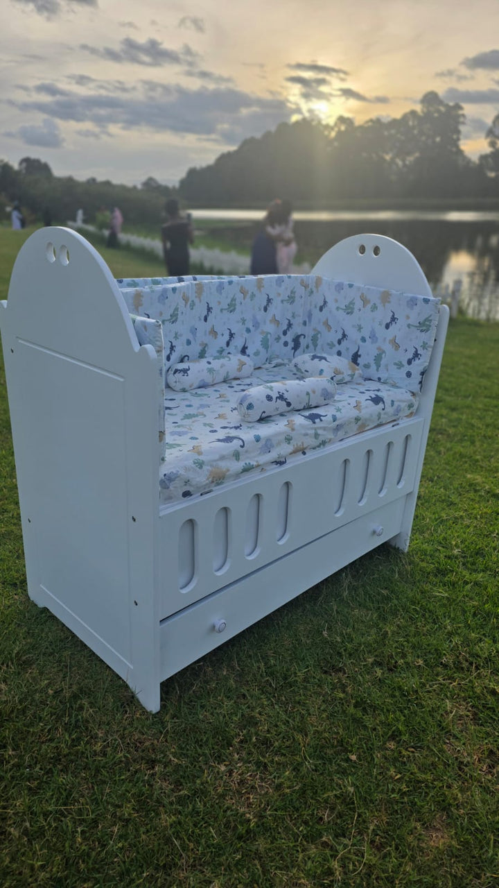 2 x 4 Feet cot Bumper set