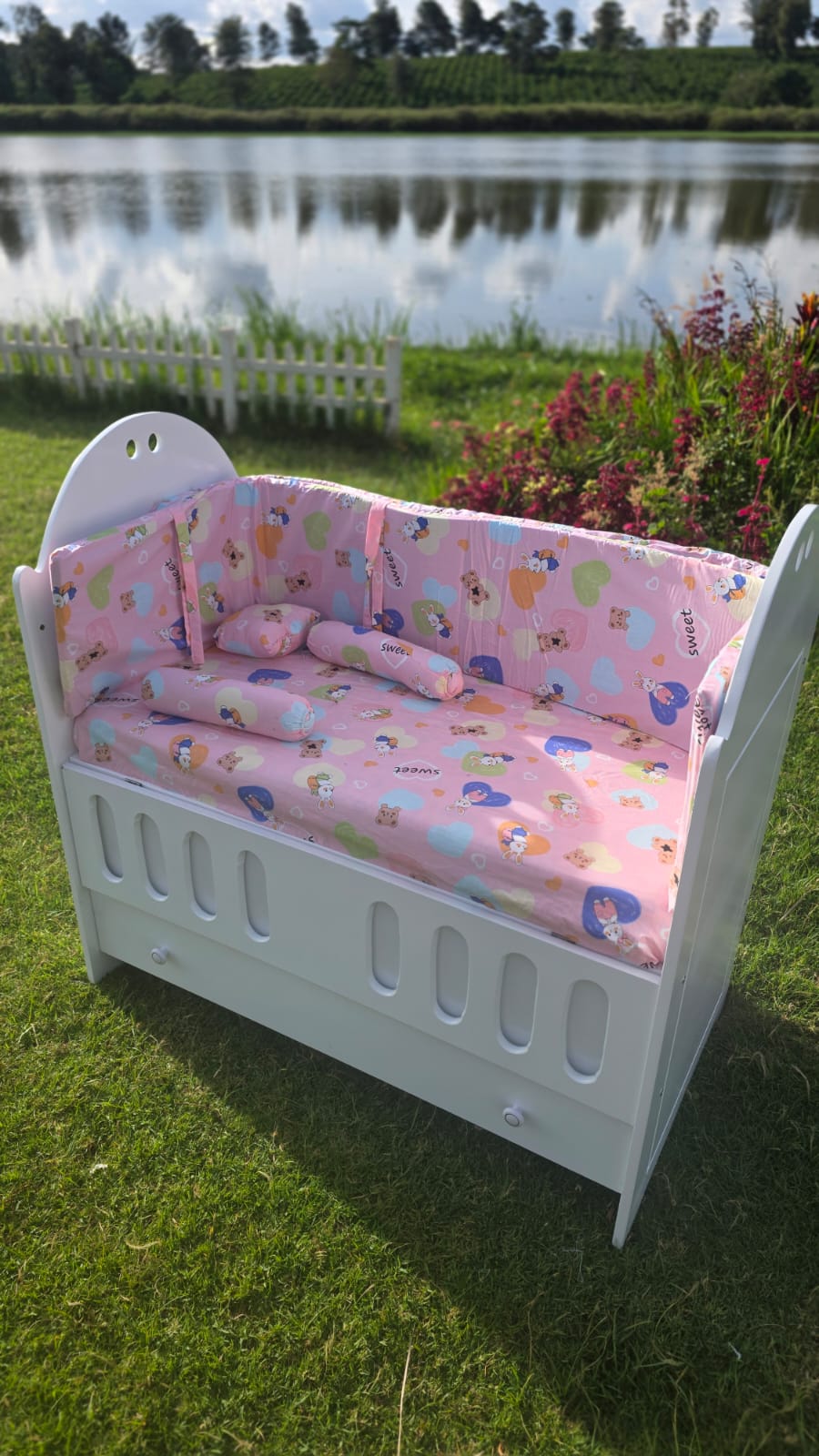 2 x 4 Feet Cot Bumpers