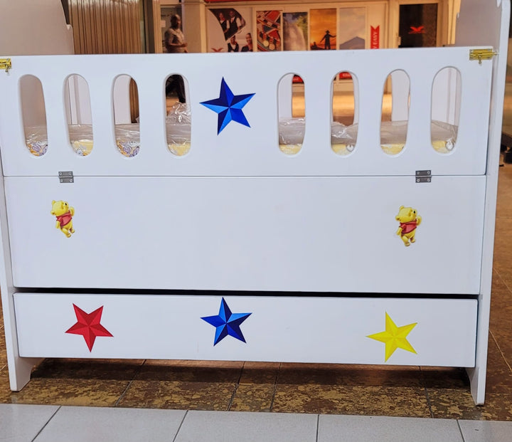 2 x4 Feet MDF Baby Cot
