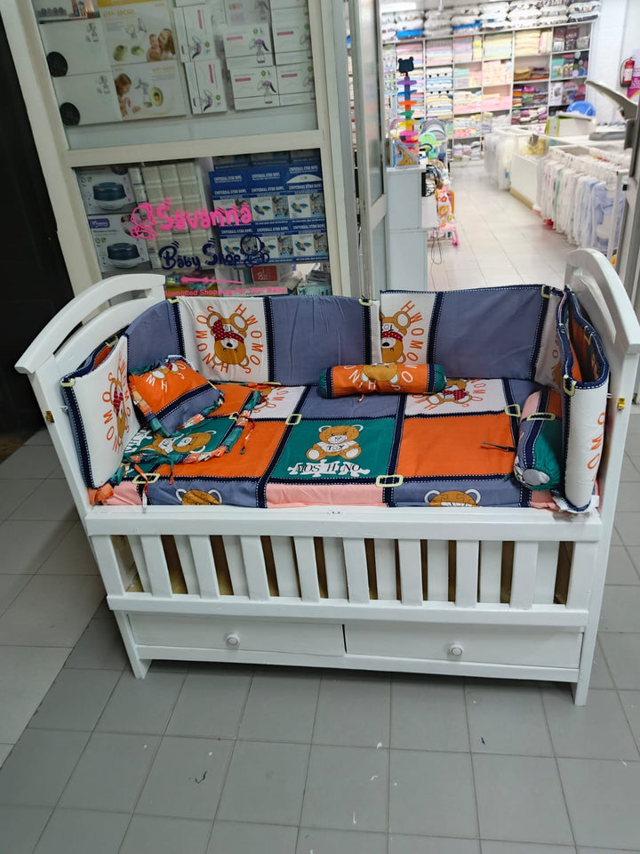Wooden Baby cot set