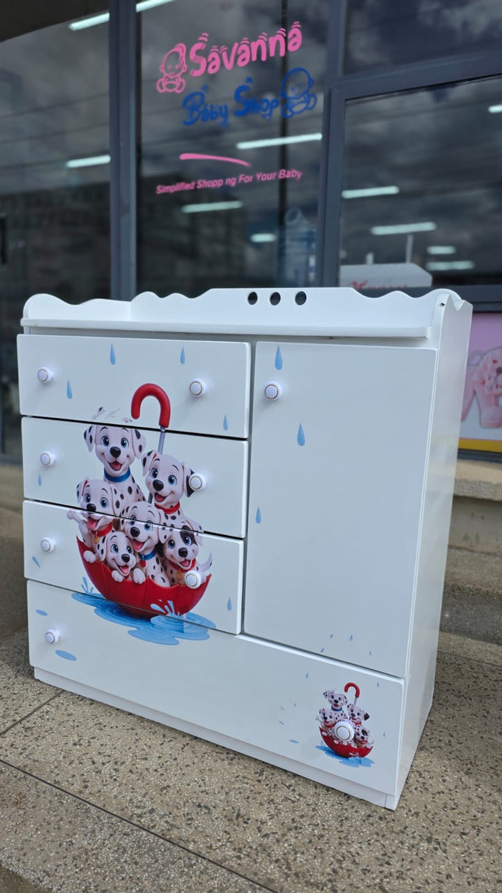 3x3 feet MDF Chest of Drawers