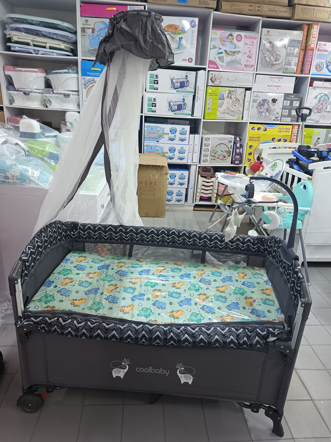 Portable Travel Baby Bedside Cribs Foldable Baby Crib