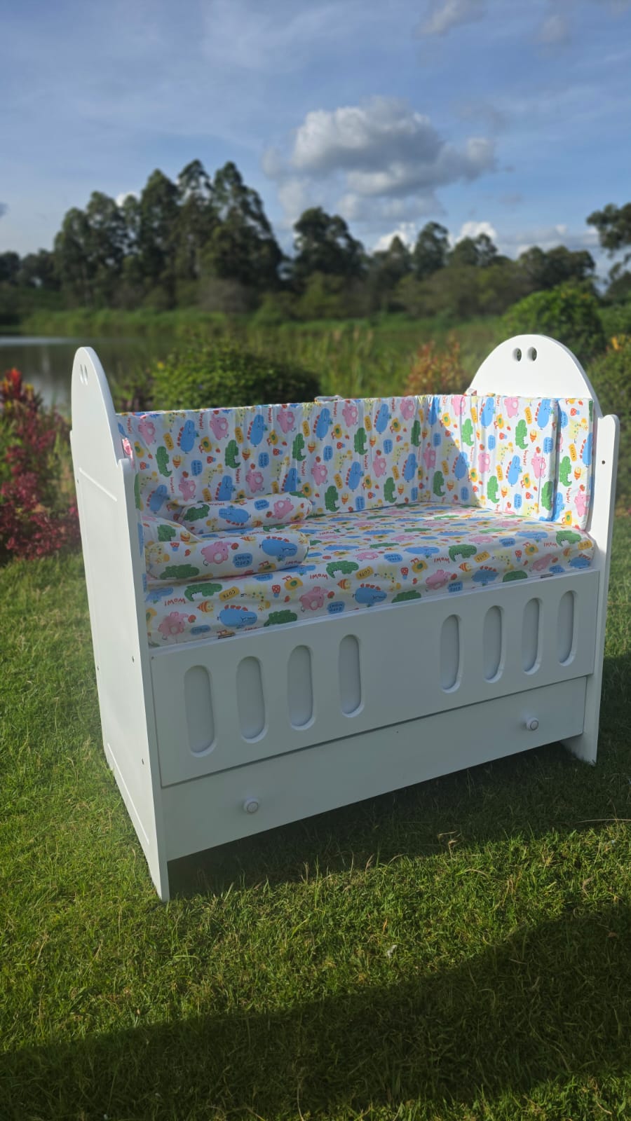 2 x 4 Feet Cot Bumpers