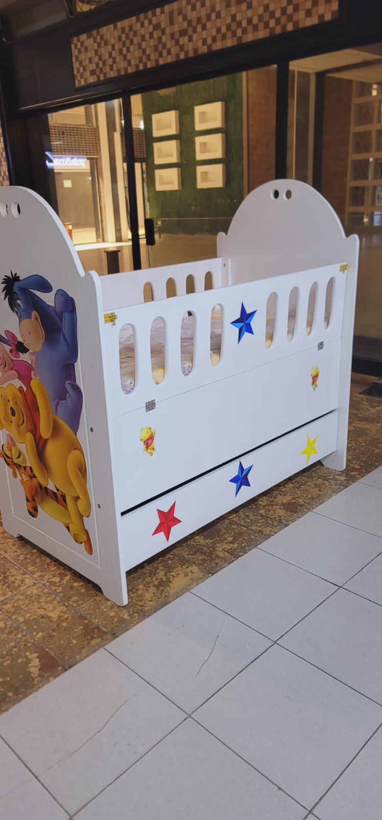 2 x4 Feet MDF Baby Cot