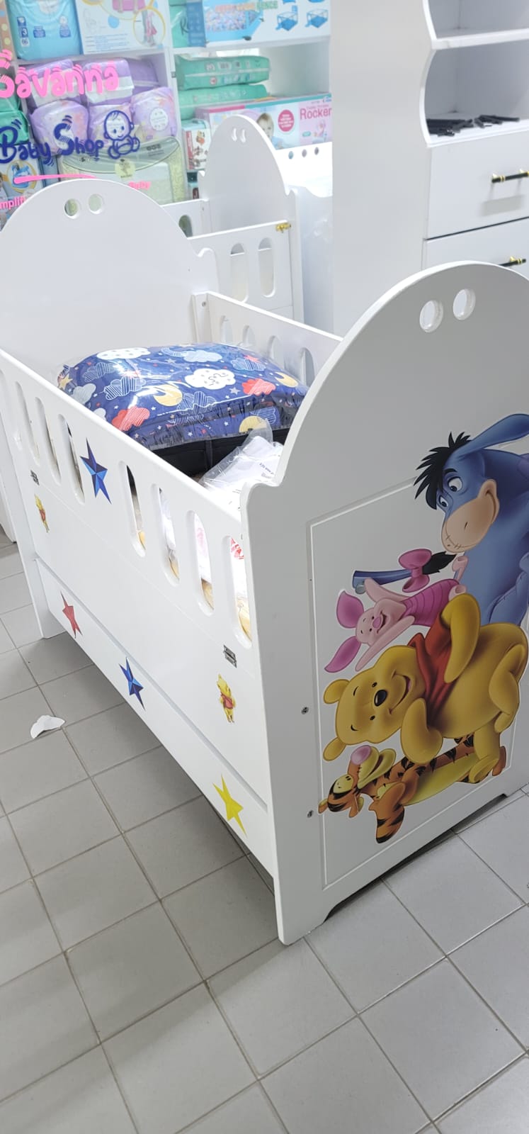 2 x4 Feet MDF Baby Cot