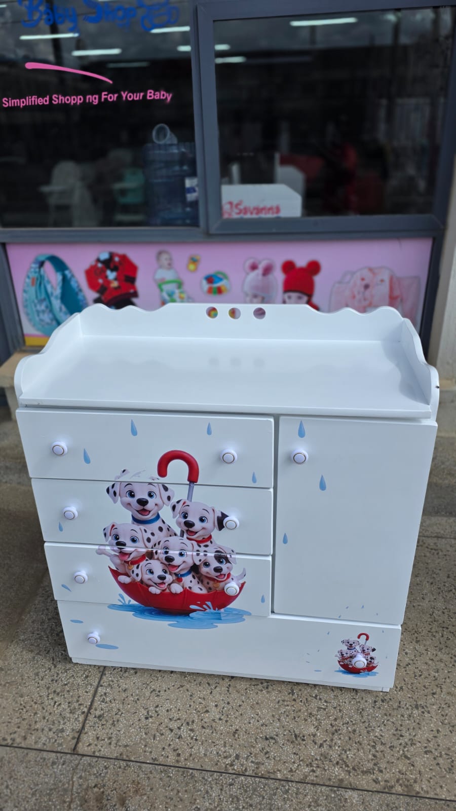 3x3 feet MDF Chest of Drawers