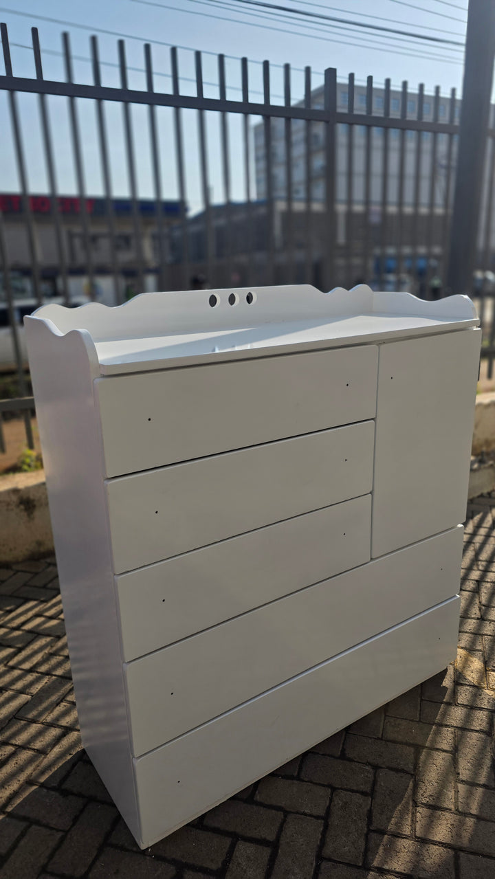 Cute Teddy Bear Girl Theme Chest of Drawers