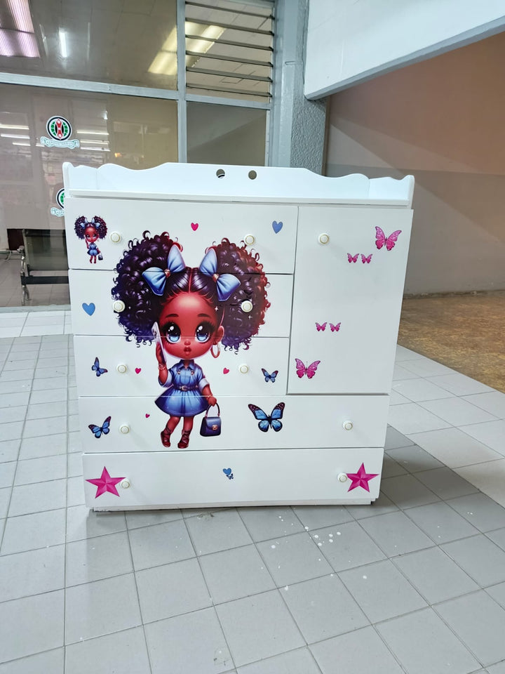 4x4ft MDF chest of drawers