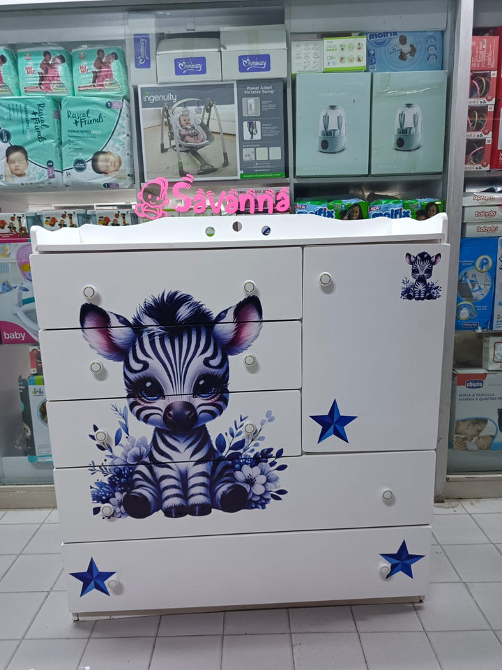 4ft by 4ft MDF Chest of Drawers.
