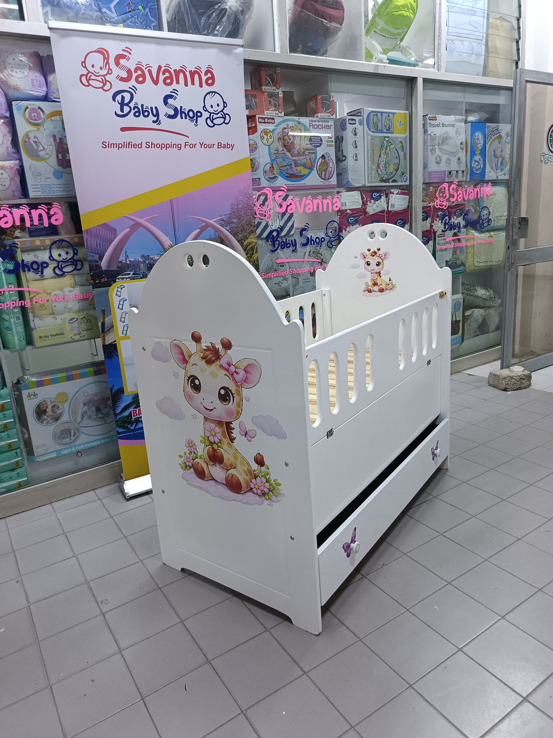 2 x 4ft Mdf baby cot