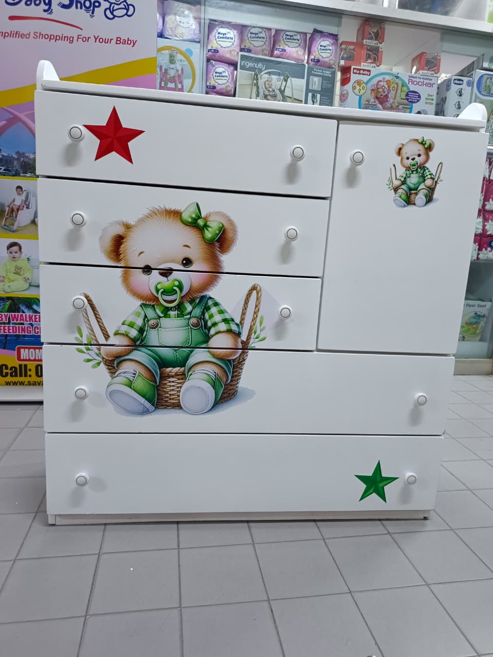 4 x 4 feet  MDF Chest of drawers