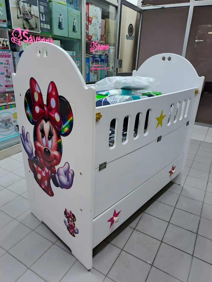 2 x4 MDF Baby Cot