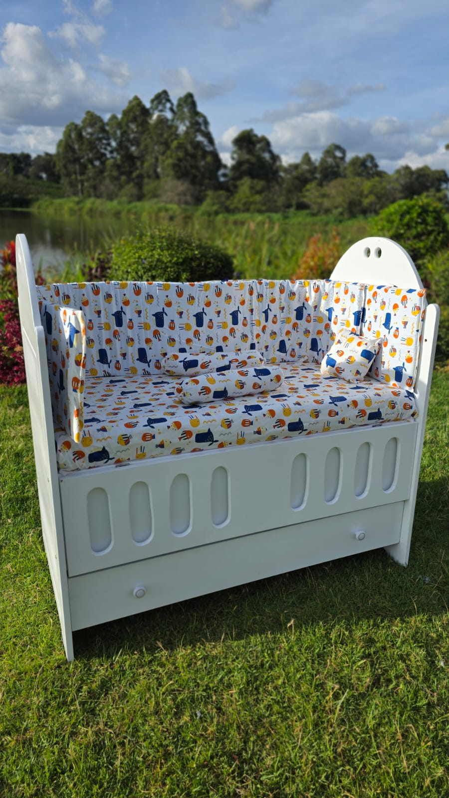 2 x 4 Feet Cot Bumpers