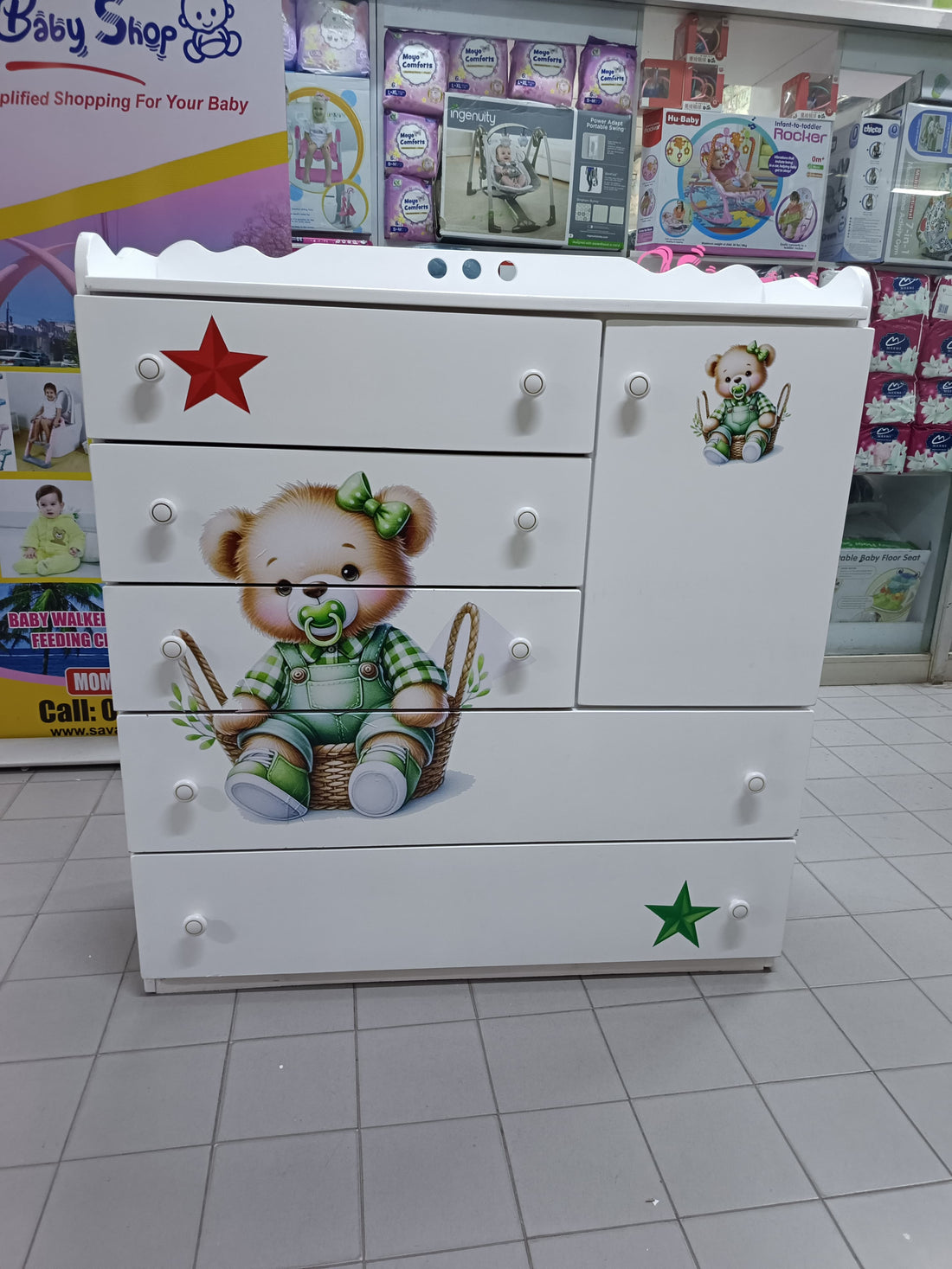 4 x 4 feet  MDF Chest of drawers