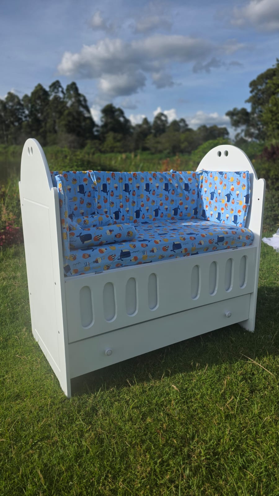 2 x 4 Feet Cot Bumpers