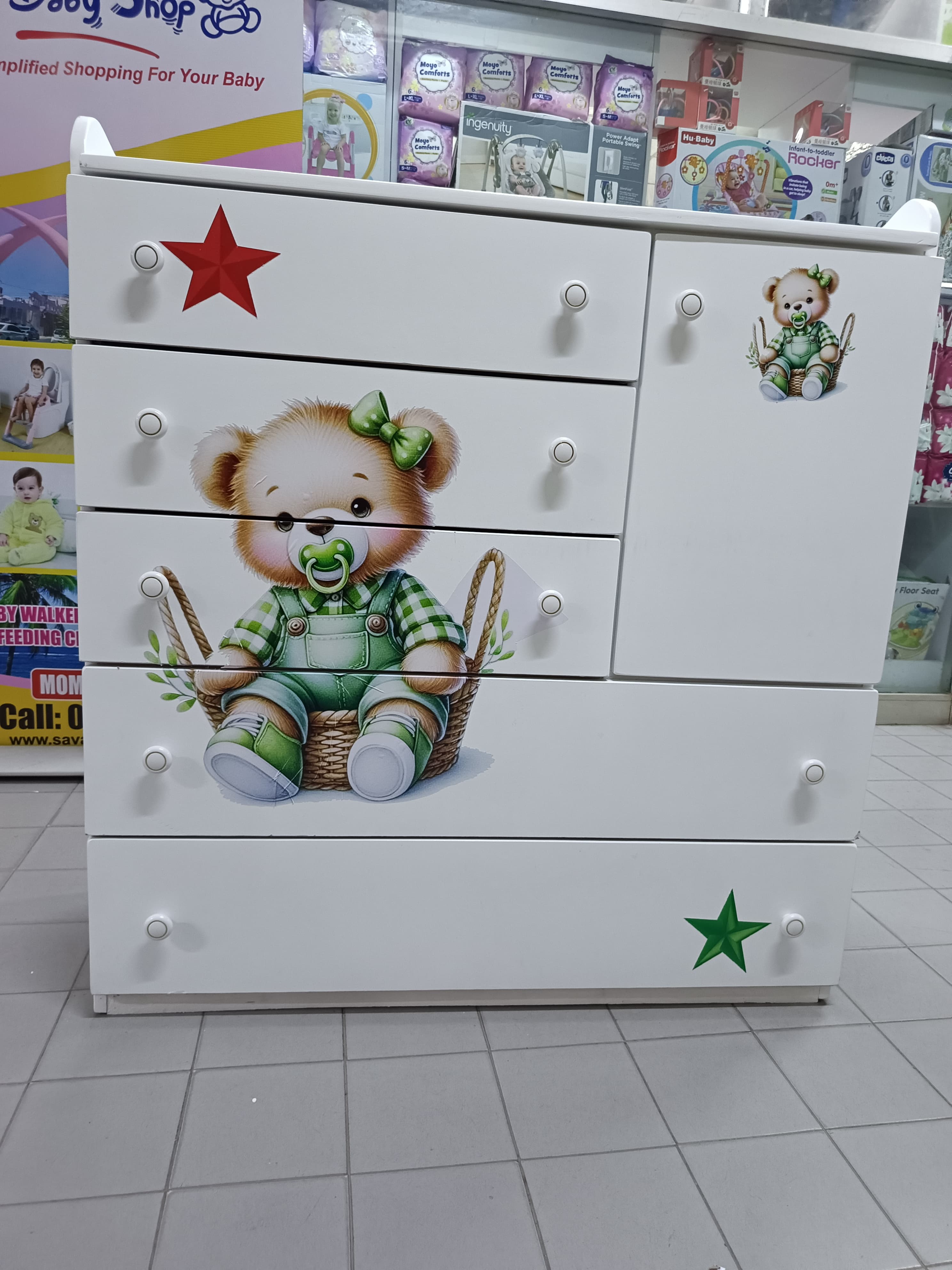 4 x 4 feet  MDF Chest of drawers
