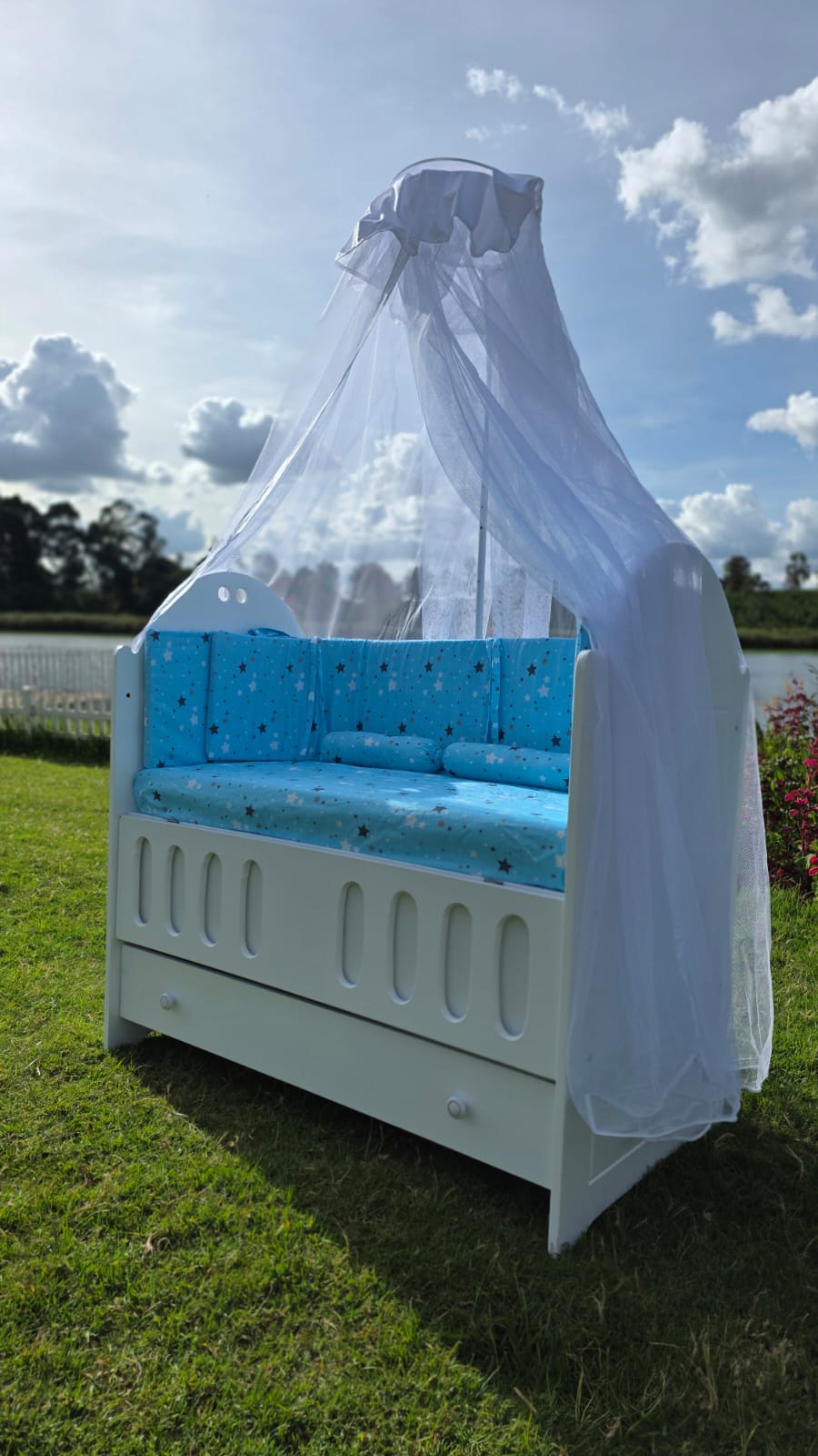 2 x 4 Feet Complete Baby Cot Set